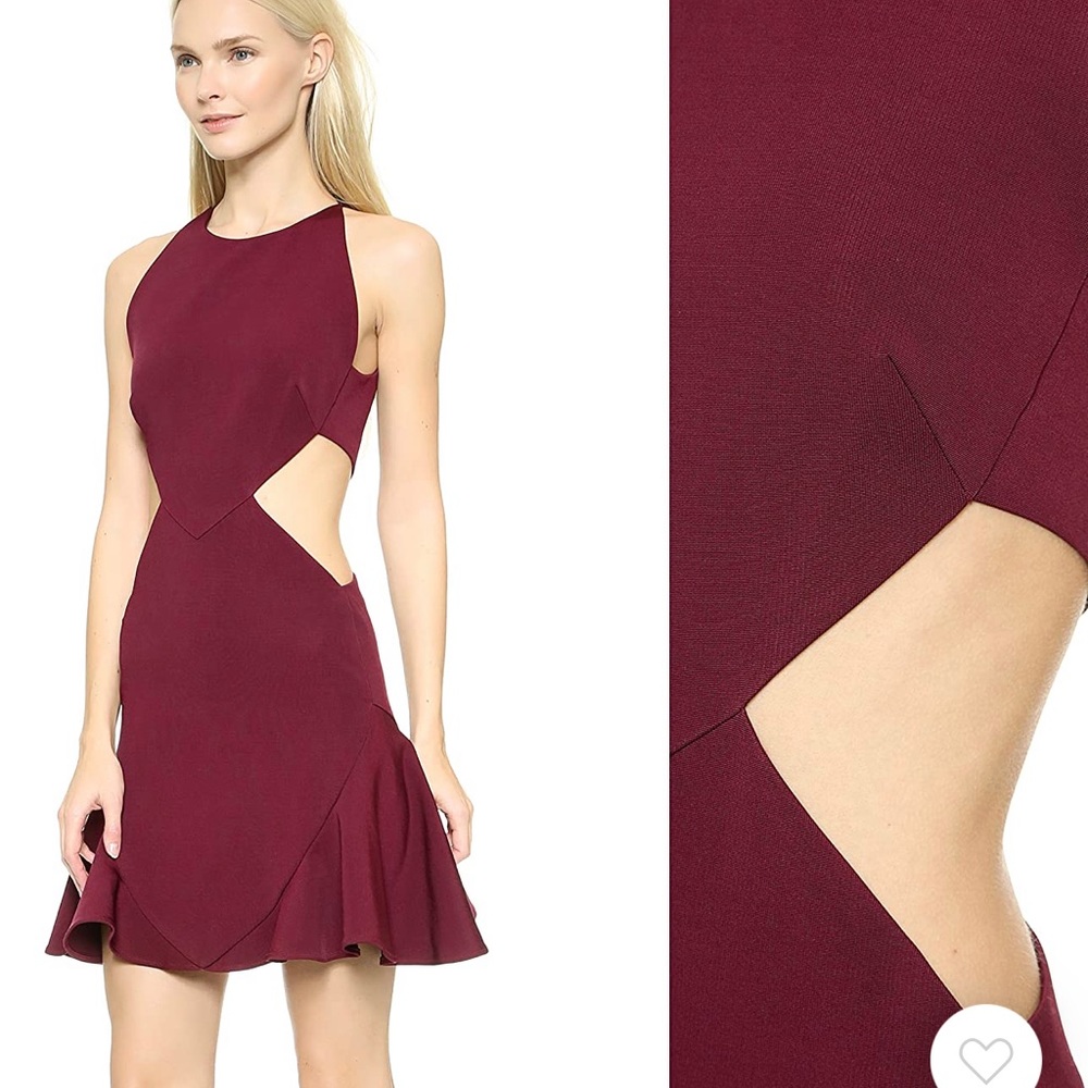 Cushnie Et Ochs Power Viscose Petal Dress NWT